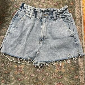 Zara TRF Collection High-waisted Denim Shorts